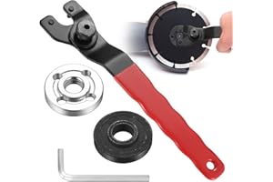 AIOUHMYM 1 Pcs Clé à Broche Réglable 8-48 mm, Clé à Meuleuse à Molette Réglable de Meuleuse D'angle Lable, Clés à Tenon Allen Accessoires