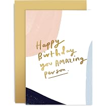 Old English Co. Birthday Card - Funny Humour Greeting Card For Mum Or Dad Joke Card For Parents From Daughter Blank Inside Envelope Included Daughter