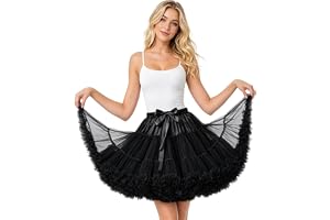 Dam underkjol kjol vuxen puffig tutu kjol lager balett tyll pettiskirts klänning kostym underkjol