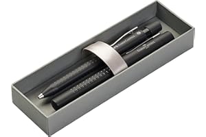 Faber-Castell 140983 - zestaw upominkowy Grip 2011 pióro i długopis czarny