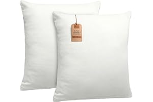 NatureMark poszewki na poduszki z dżerseju z certyfikatem öko-Tex, bawełna, Natur/Creme, 40 x 40 cm