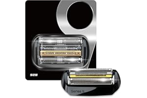 WIGTHVOY Series 9 Ersatz-Rasierkopf Kompatibel mit Elektrischem Folienrasierer, Kompatibel mit Braun 9290cc, 9291cc, 9370cc, 9293s, 9385cc, 9390cc, 9330s Etc Elektrorasierer Ersatzscherteil, Schwarz