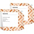 Amazon Brand - Solimo Handwash Liquid Refill Pouch, Orange Ginger - 1500 ML X 2 | Antibacterial germ-protect | Advanced Disinfection Formula| pH Balanced