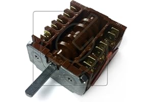 REPORSHOP Original Candy Backofenschalter FST 100 für Herd FST 100 – Schalter/4 + 0/5 Positionen – Gate