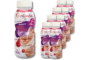 Gerlinéa - Boisson Minceur saveur Fruits Rouges - Substitut de Repas Riche en Protéines - 8 bouteilles de 236 ml