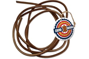 ‎LA CANILLA Nähmaschine Riemen Lederband Leder Antriebsriemen für Nähmaschine Ø5mm 1,8 Meter, inkl Haken für Singer, Brother, AEG...