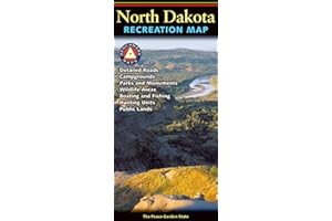 North Dakota Recreation Map (Benchmark)