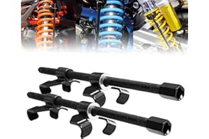 LARS360 2-tlg Federspanner Set Feder spanner Montagespanner 4 Krallen bis 370mm Spannweite für Tieferlegungs Federn Fahrwerk