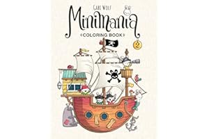 Minimania Volume 2 - Coloring Book with little cute Wonder Worlds