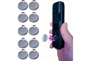 B BachVibes Kit di Supporti magnetici per Telecomando, Telefono, Router, Ciabatte elettriche e organizzatore di telecomandi TV da Parete Senza Foratura. (Grigio_10)