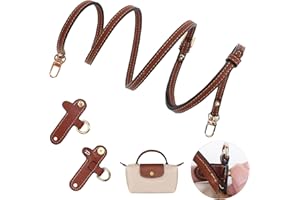 GADITIEK Correa para Longchamp Mini, Strap for Longchamp Bolso Mujer, para Longchamp Le Pliage, Cadena para Bolso, Cadenas para Bolsos (Anchura de la Bandolera 0,9 cm)