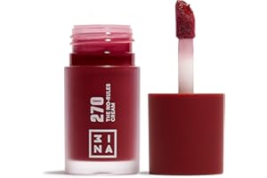 3INA MAKEUP - The No-Rules Cream 270 - Blush Liquide Rouge Bordeaux aux L’huile D'amande Douce - Blush pour Yeux Lèvres et Joues - Blush au Fini Naturel et Lumineux - Vegan - Cruelty Free