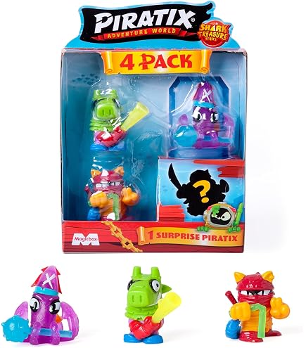 Piratix Adventure World Golden Treasure Series 4 Pack 1