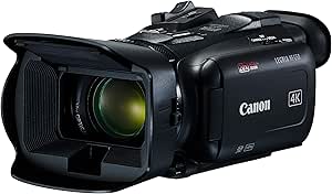 Canon LEGRIA HF G50 Camcorder 4K F1.8-2.8 Brightness with Image Stabiliser and Folding Electronic Viewfinder 3 Inch Touch Screen LCD Slow Motion Time Lapse and Integrated ND Filter Black