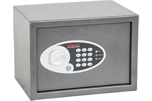 Phoenix Safe Company – SS0802E Vela Home & Office Security Safe - Twin Locking Bolts - Electronic Locking - Metallic Graphite Finish - 17 Litre Capacity - 6kg