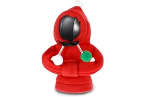 Yuanchu Bluza z kapturem do zmiany biegów samochodu, zabawna osłona gałki zmiany biegów sweter bluza z kapturem osłona zmiany biegów samochodu czerwony kij osłona zmiany biegów akcesoria do wnętrza