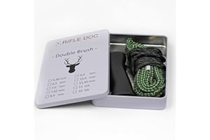 ZEITWISE Schnur mit 2X integrierten Bürsten zum Reinigen von Gewehr, Büchse 5,56mm Cal .223 in Alu Box