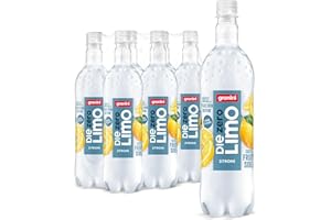 ‎DIE LIMO VON GRANINI Die Limo von granini Zero Zitrone (6x 1l), natürlich erfrischend, mit Geschmack aus echten Früchten, Süße aus pflanzlichem Ursprung, ohne Aspartam, nur 4kJ/1 kcal auf 100ml, vegan
