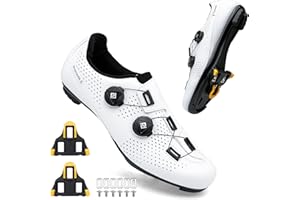 Feyenold Herren Fahrradschuhe Damen Radsport Schuhe Kompatibel mit SPD-SL Pedal & Kompatible Installation SPD/Look KEO Cleats Reitschuhe