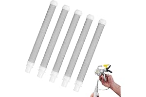 Joynine Éléments De Filtre À Pistolet À Pulvériser Airless 5Pcs 60 Mesh pour Wagner Airless Paint Spray Gun, idéaux pour Les Applications dans l'industrie Chimique