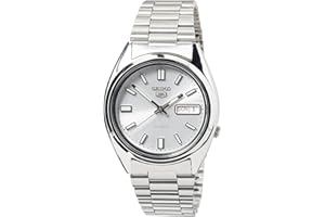 Seiko Orologio Analogico Automatico Uomo con Cinturino in Acciaio Inox SNXS73
