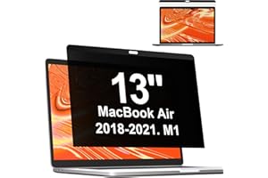 MAMOL Privacy Screen for MacBook Pro 13 Inch (2016-2022, M1, M2)/MacBook Air 13 in(2018-2021, M1), Magnetic Removable emovable Anti Blue Light Glare Filter Privacy Screen Protector for Mac Pro/Air 13.3in