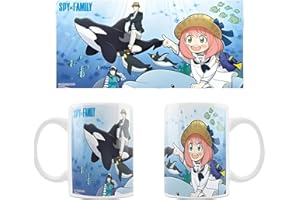 Crunchyroll - Spy x Family - Animales marinos - Taza/taza 320 ml - Original & Licencia