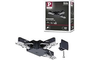 Paulmann 96907 URail T-connector 104x62mm max. 1000W black matt rail system