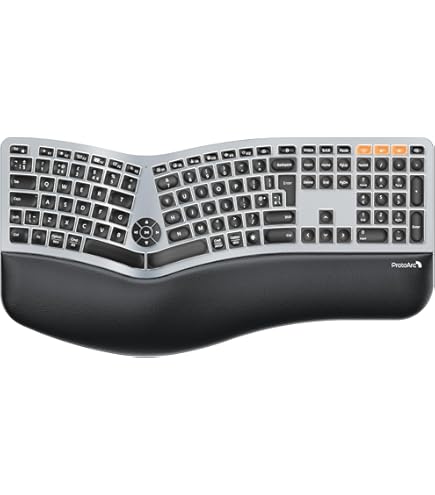 Microsoft 3RA-00022 Surface Ergonomic Wireless Keyboard,Gray