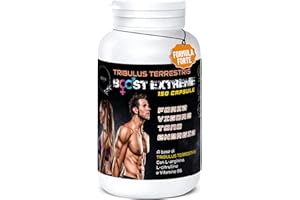 Mekià®testosterone uomo aumento Tribulus Terrestris testosterone per massa muscolare integratore uomo oltre 90% Saponine. 100% con L arginina e L citrullina