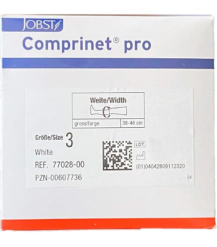 Comprinet Pro Calze Antitrombosi Coscia Lunga, Taglia 7, Bianco, Confezione Da 2 Paia - 3