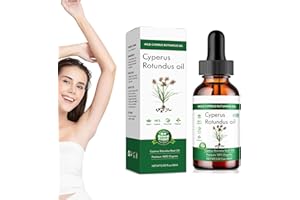 BAGALQIO Cyperus Rotundus Oil,Pure Cyperus Oil, Natürliche Cyperus Rotundus Öl Für Haarentfernung,Cyperus Rotundus oil hair removal, Reduzierung Des Körperhaarwachstums (60ML)