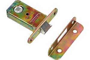 KOTARBAU® Serratura a Scrocco 50 mm da Infilare Senza Chiave Serratura a Scrocco per Porta Destra Sinistra Interna della Camera Set