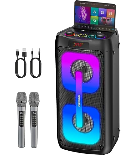 Enceinte Sono Portable INOVALLEY - 700W Bluetooth Karaoké - LED RGB - USB TWS