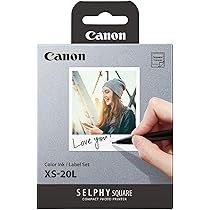 Canon XC-60L Genuine Ink + Paper Set, for SELPHY Square QX20-60