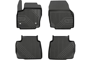 M MOTOS Alfombrillas de Goma para Ford Mondeo IV 2007-2014 Mejore la Comodidad de Sus Viajes con la Alfombra Antideslizante Car No.77- Alfombrillas de Coche para Varias Estaciones