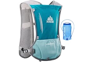 AONIJIE 5L multifunción Mochilas de hidratación , Comodidad y Estabilidad, Rápido Acceso a la hidratación, Simplicida, Ligero Mochila Hidratacion para Ciclismo Carrera