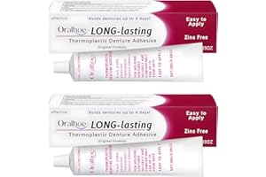 MEEMION 2 unidades de pegamento termoplástico para prótesis dentales, gel adhesivo para dentaduras postizas, crema adhesiva para dentaduras postizas termoplásticas