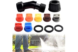 JAYRUIT 110 °Fan Shaped Nozzle, 110 Degree Fan-Shaped Flat Bottom Aperture Garden Sprayer Parts Suitable For Knapsack Sprayer Garden Spray Agricultural Greenhouse Spray Equipment