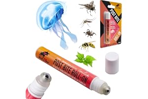 BullTek - Roll-On Penna med Naturlig Lugnande Ammoniak | Lindrar Klåda & Rodnad från Insektsbett & Maneter