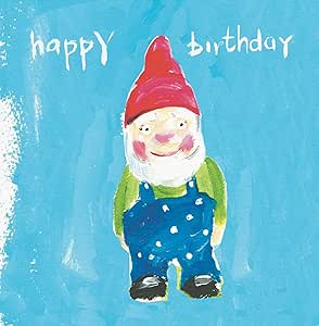 Carte D Anniversaire Motif Nain De Jardin Amazon Fr Fournitures De Bureau