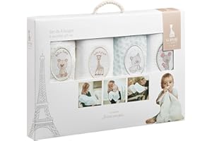 Sophie la Girafe - 850724 - set 4 muselinas 0m+