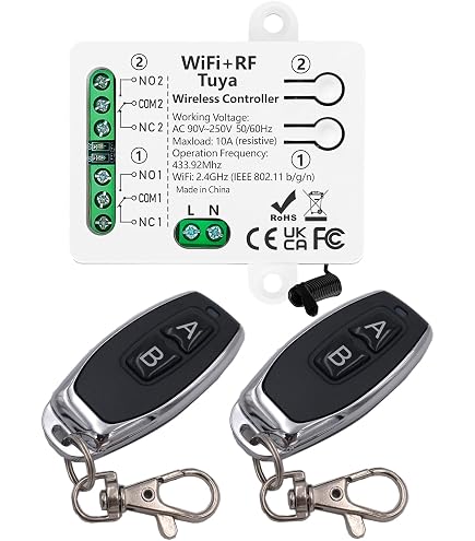 eWelink Smart aggiornato WiFi Wireless Smart Swch Inching Modulo relè autobloccante, controllo accessi, apriporta garage WiFi fai da te  30