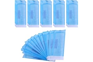 GOEDCH 200 bolsas de esterilización autoselladoras: 135 mm x 280 mm, bolsas de esterilización desechables, bolsas de esterilización para dentistas, bolsas de esterilización autosellables