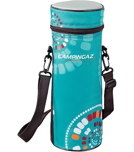 Borsa Termica Per Bottiglia 30-40 Oz – Portaborraccia Isolato Con Tracolla, Per Escursionismo, Campeggio, Uso Quotidiano, Nero
