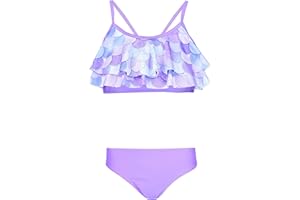Aquarti Girls Costume da Bagno Bustier Bikini Set Bambine e Ragazze Due Pezzi