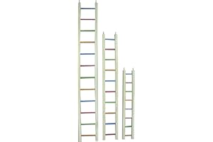 The Bird House Happy Pet Vogelhaus Holzleiter, Mehrfarbig