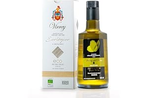 Bioolivery Labs Virrey Selección - Aceite de Oliva Virgen Extra - Coupage Natural - AOVE con DOP Baena - Premio Calidad Oro - Medalla Gourmet Plata - Botella 500 ml Estuche Elegance.