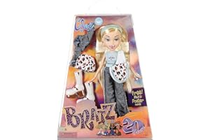 Bratz Edición Especial 20 Años Muñeca de moda Cloe - Caja holográfica y póster - Coleccionable - Réplica de la versión de 2001 - Incluye 2 vestidos, zapatos, bolso y más