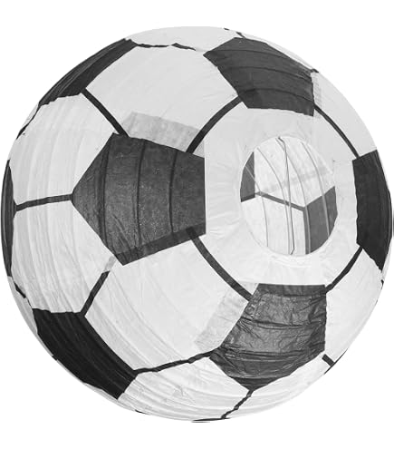 Lampion FC Bayern Munich En Papier - Diamètre 20 Cm Avec Logo Bavière - Décoration Fête Des Fans Ou Foot